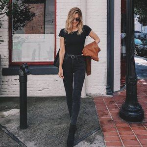 Abercrombie High Rise Super Skinny Ankle Jean